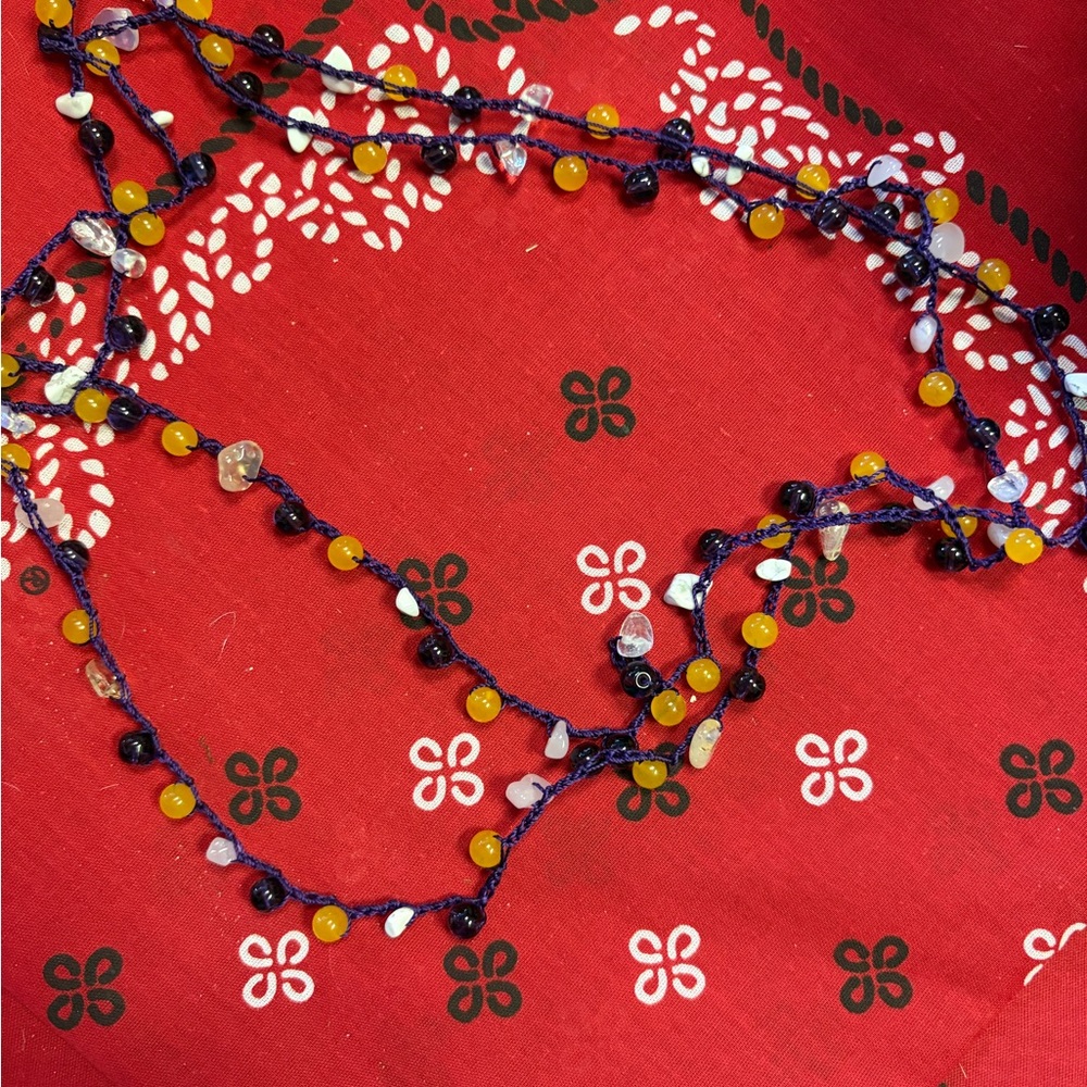 2 for $15 Hand knit Necklace